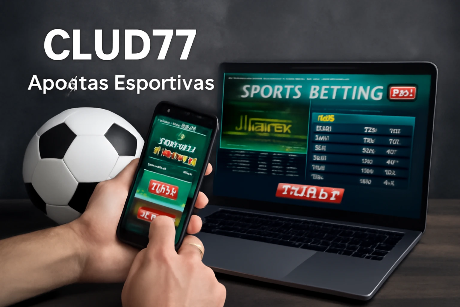 Aposte em apostas esportivas no cassino online CLUD77